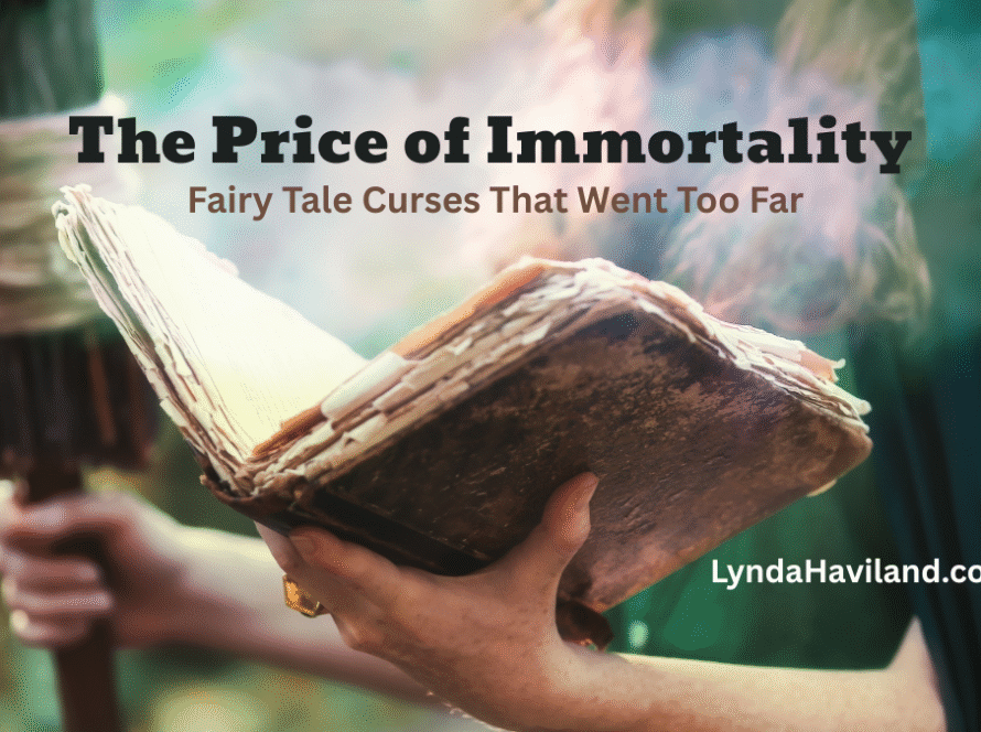 Spell book in woman's hand